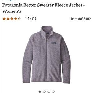 Patagonia zip up jacket